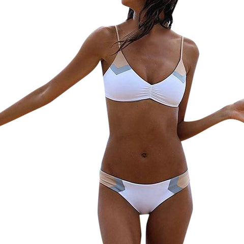 New Summer Womens Two Pieces Bathing Suits Swimsuits Bikini