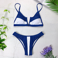 Sexy Bandeau Bikinis New V Neck Bikini Swimsuits Push Up Swimwear