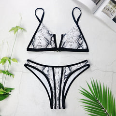 Sexy Bandeau Bikinis New V Neck Bikini Swimsuits Push Up Swimwear
