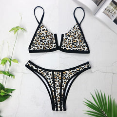 Sexy Bandeau Bikinis New V Neck Bikini Swimsuits Push Up Swimwear