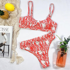 Sexy Bandeau Bikinis New V Neck Bikini Swimsuits Push Up Swimwear
