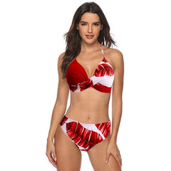 Sexy Bikini Set Swimwear Women Print Swimsuit Push Up