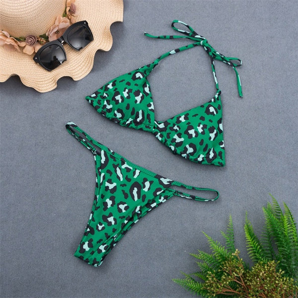 9 Colors Solid Bikini Set Sexy Push Up Swimwear Women Brazilian