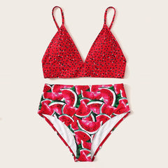 Bikin Bandeau swimwear women push up swimsuit female Cactus Print